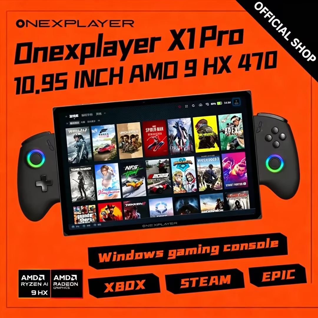 Gaming Console Windows - OneXPlayer X1pro AI 470 Onexconsole 10.95