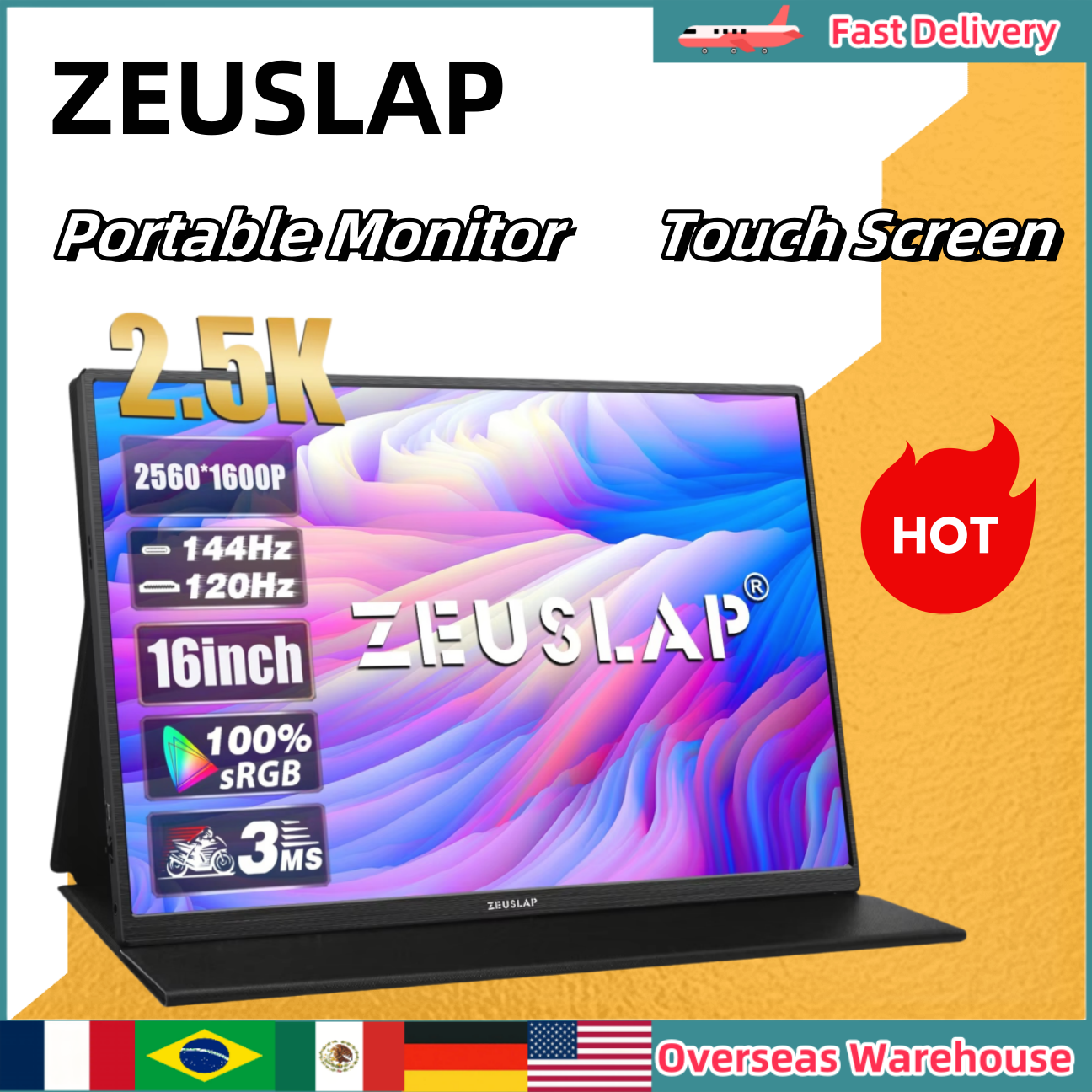 ZEUSLAP Portable Monitor Touch - Gaming Console And Monitor บทวิจารณ์และราคา