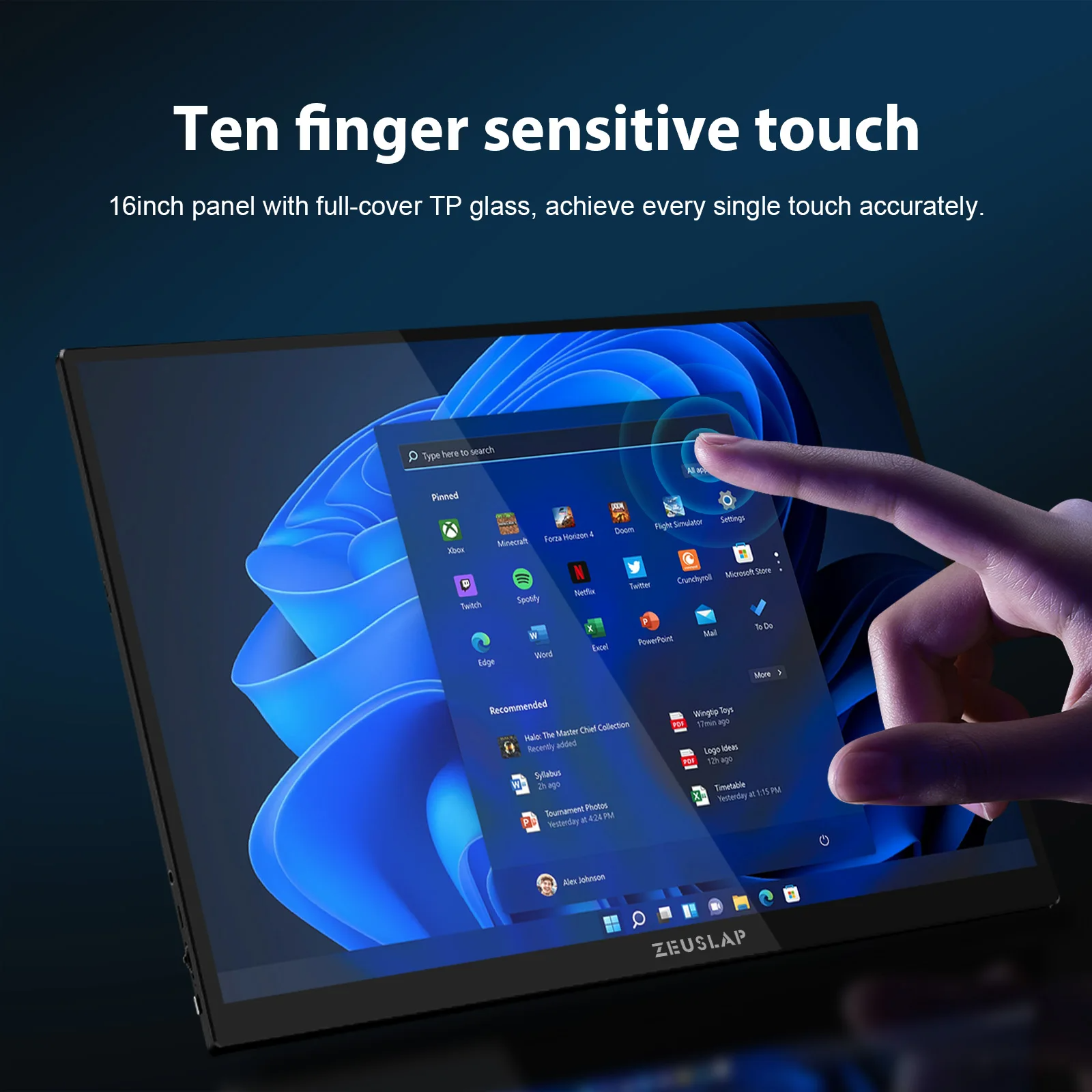 ZEUSLAP Portable Monitor Touch - Gaming Console And Monitor บทวิจารณ์และราคา
