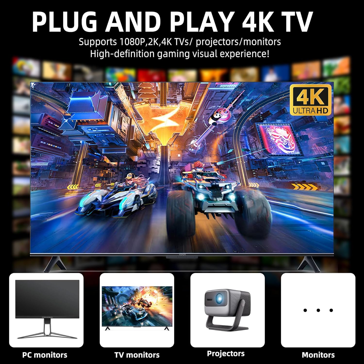 2026 Retro Gaming Console, 4K  - Gaming Console Windows บทวิจารณ์และราคา