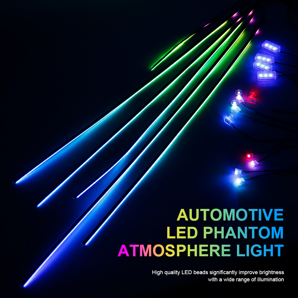 18/22 in 1 Acrylic Led Car Amb - Led Gaming Light Strip บทวิจารณ์และราคา