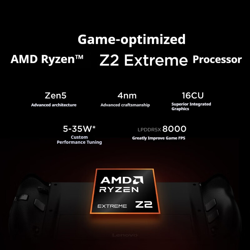 Legion GO 2 AMD Ryzen™ Z2 Extr - Handheld Gaming Console Z2 Extreme บทวิจารณ์และราคา