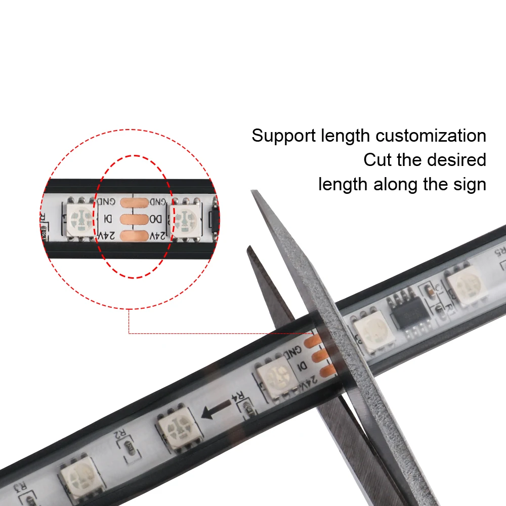 1.5M 2.4M Led Rgb Warning Ligh - Led Gaming Light Strip บทวิจารณ์และราคา