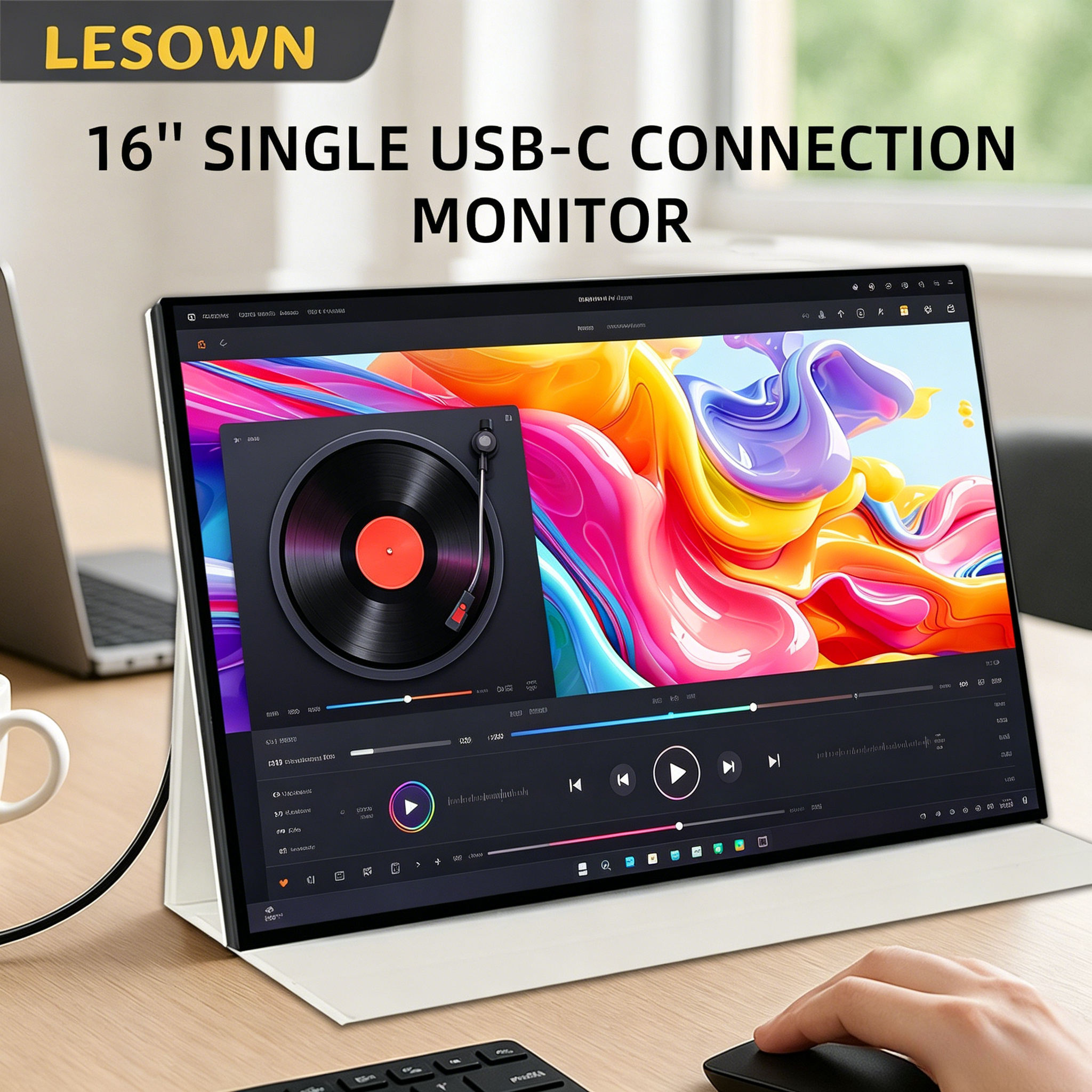 LESOWN High-Refresh 120Hz 16in - Gaming Console And Monitor บทวิจารณ์และราคา