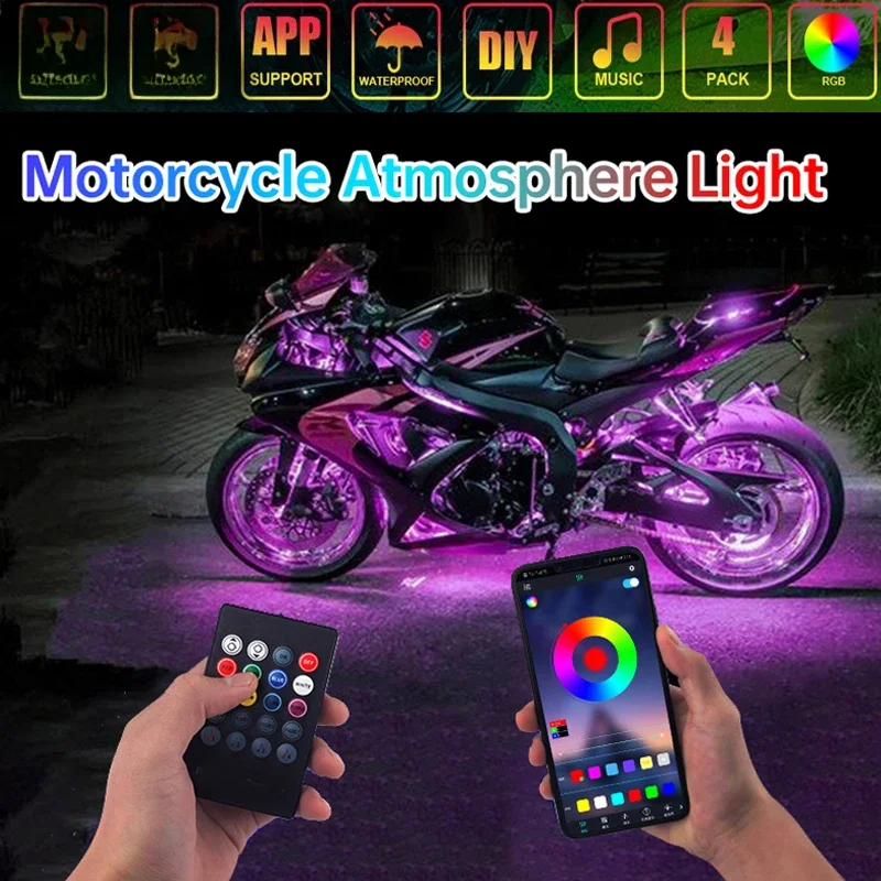 Led Motorcycle RGB Atmosphere  - Led Gaming Light Strip บทวิจารณ์และราคา
