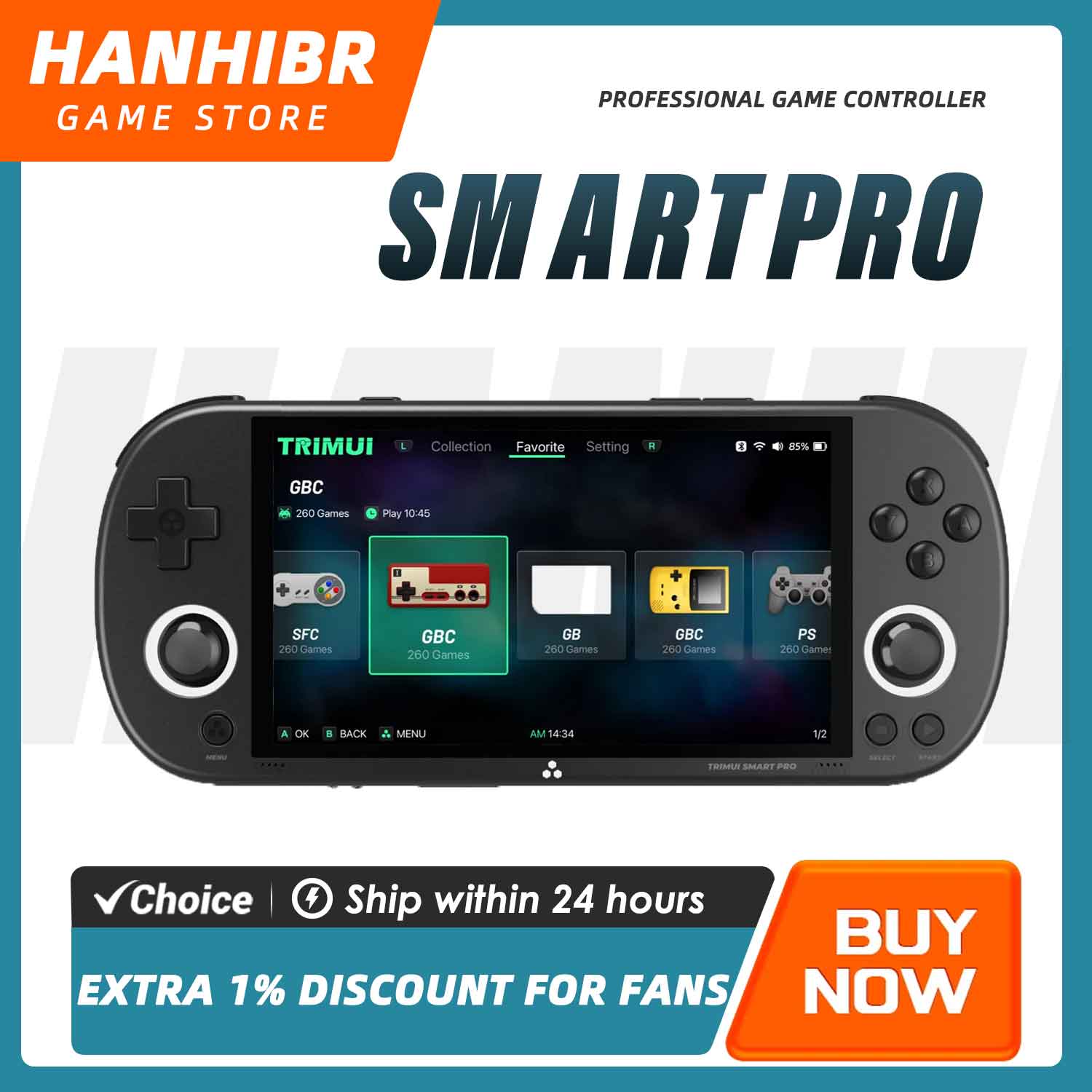 TRIMUI SMART PRO Open Source L - Gaming Console Windows บทวิจารณ์และราคา