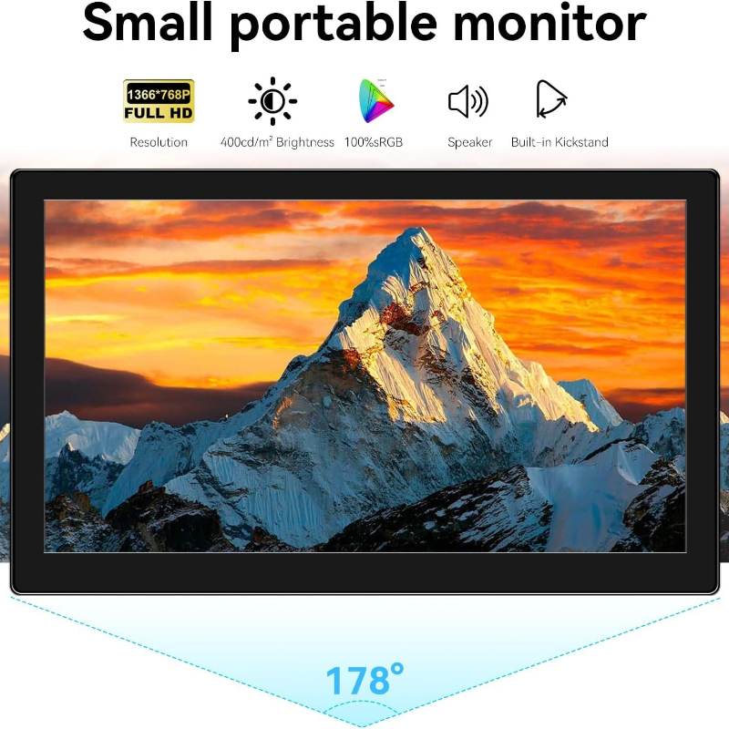 Small Touchscreen Monitor 10.1 - Gaming Console Images บทวิจารณ์และราคา