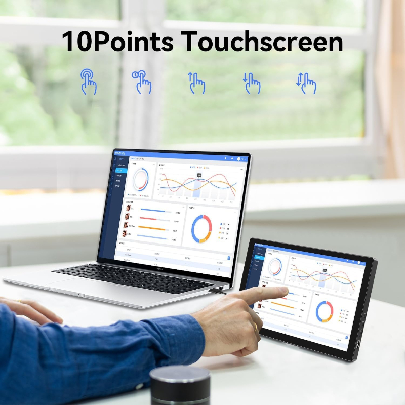 Small Touchscreen Monitor 10.1 - Gaming Console Images บทวิจารณ์และราคา
