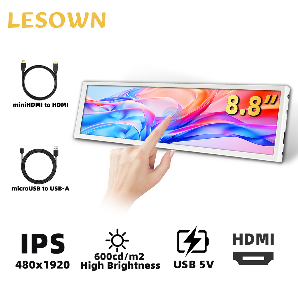 LESOWN 8.8'' Mini Stretched Ba - Gaming Console And Monitor บทวิจารณ์และราคา
