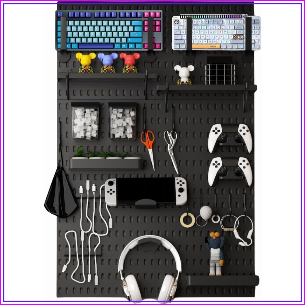 Pegboard Wall Organizer for Ga - Gaming Console Images บทวิจารณ์และราคา