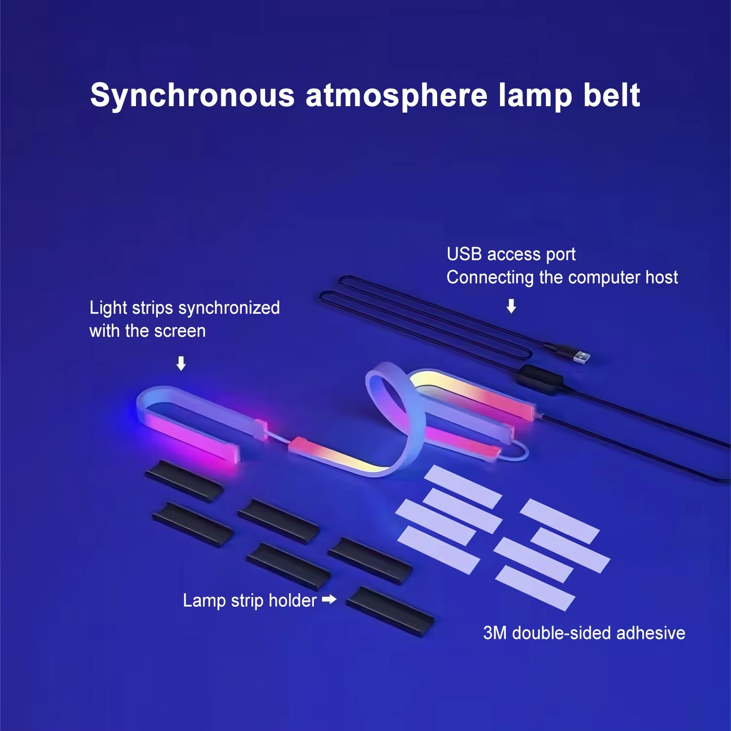 RGB Gaming Lights Strip Monito - Led Gaming Light Strip บทวิจารณ์และราคา