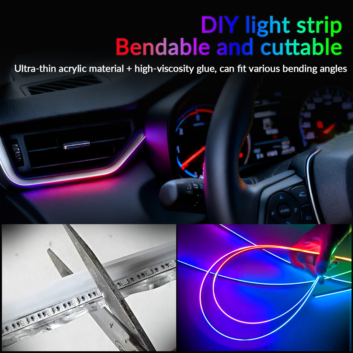 Symphony Ambient Lights Car RG - Led Gaming Light Strip บทวิจารณ์และราคา