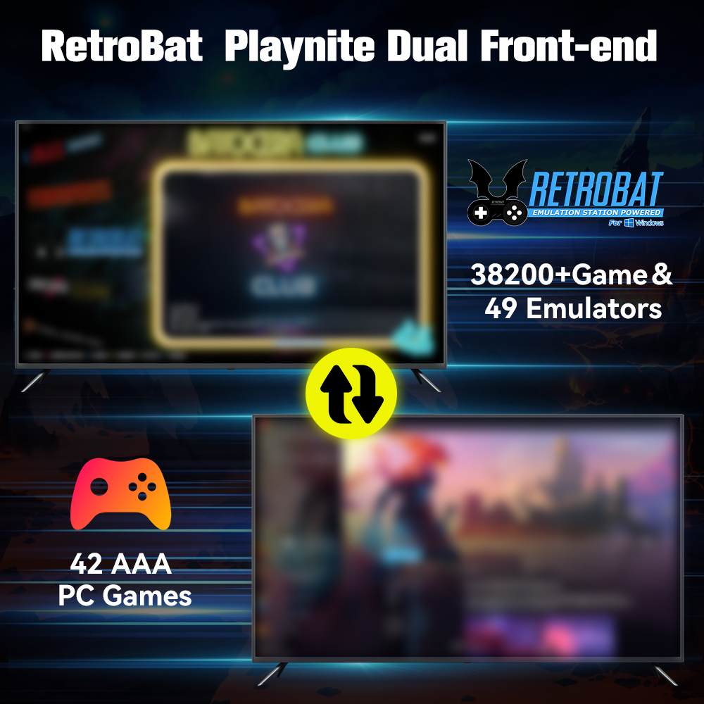 Retrobat＆Playnite System HDD R - Gaming Console Windows บทวิจารณ์และราคา