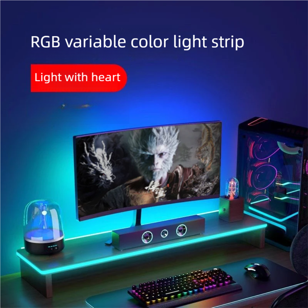 RGB 5050 Bluetooth LED Strip L - Led Gaming Light Strip บทวิจารณ์และราคา