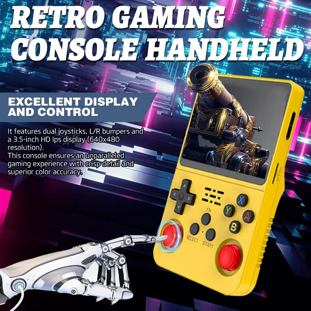 R36S Classic Retro Game Consol - Console Gaming Hand บทวิจารณ์และราคา