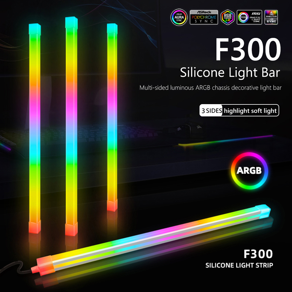 1/2PCS COOLMOON 30cm Aluminum  - Led Gaming Light Strip บทวิจารณ์และราคา