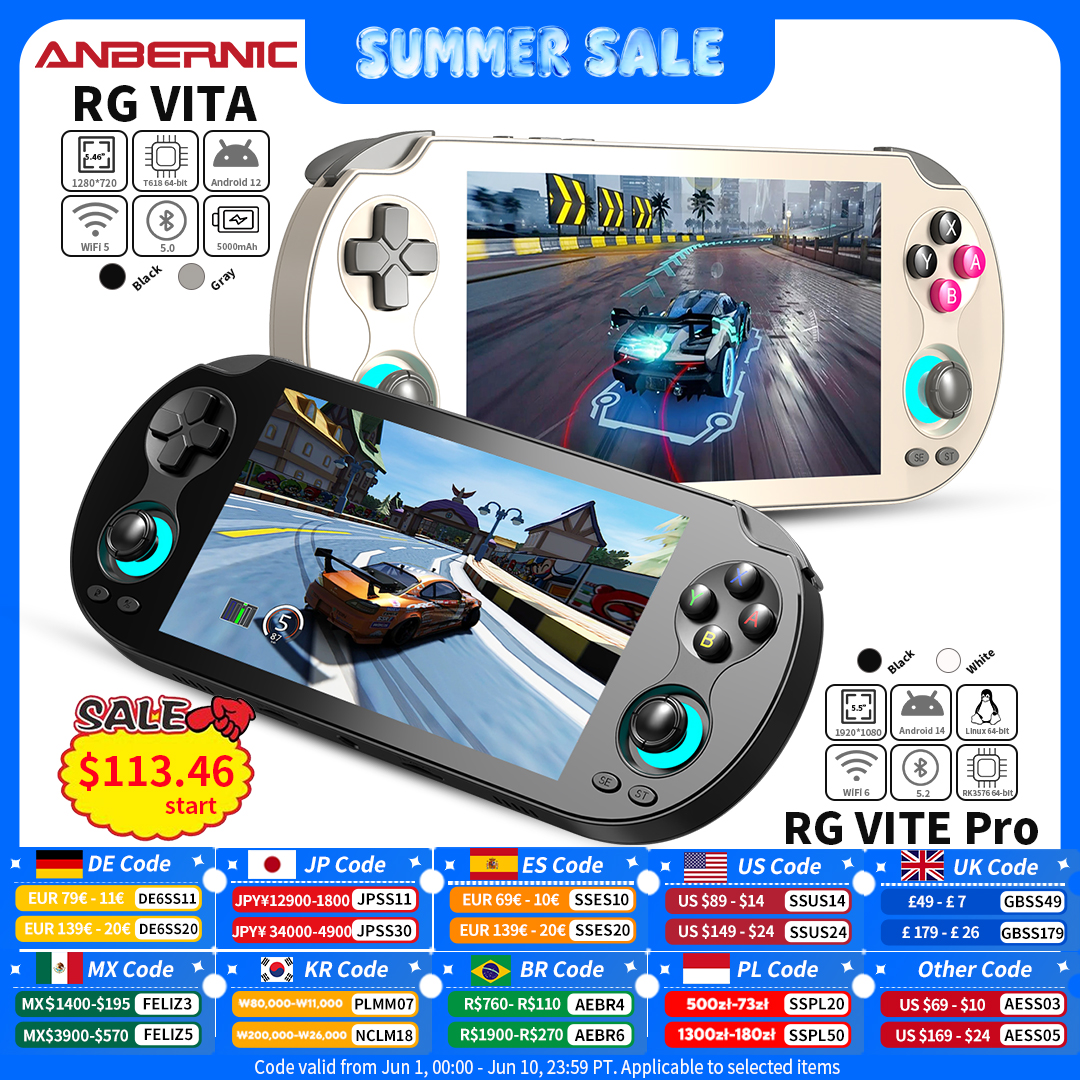 ANBERNIC RG VITA / RG VITA Pro - Gaming Console Windows บทวิจารณ์และราคา
