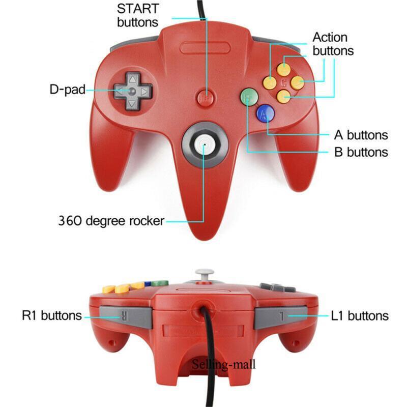 N64 Controller Classic USB Wir - Gaming Console Windows บทวิจารณ์และราคา