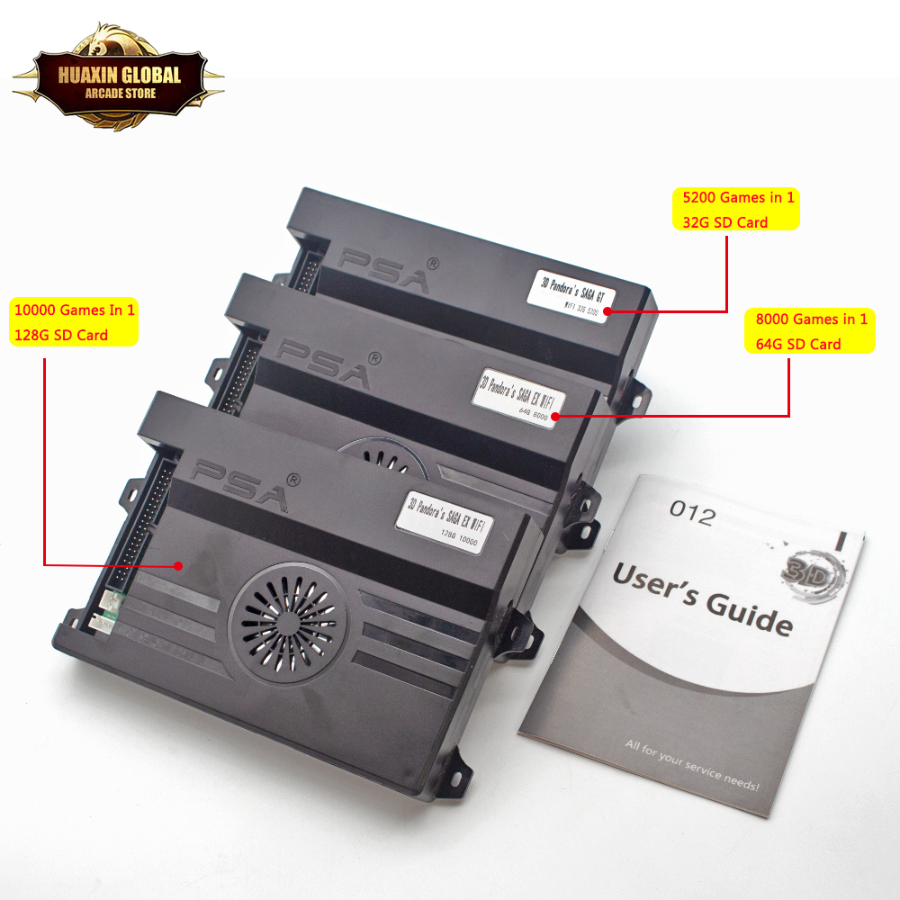 10000 in 1 3D Pandora Saga Box - Gaming Console Years บทวิจารณ์และราคา