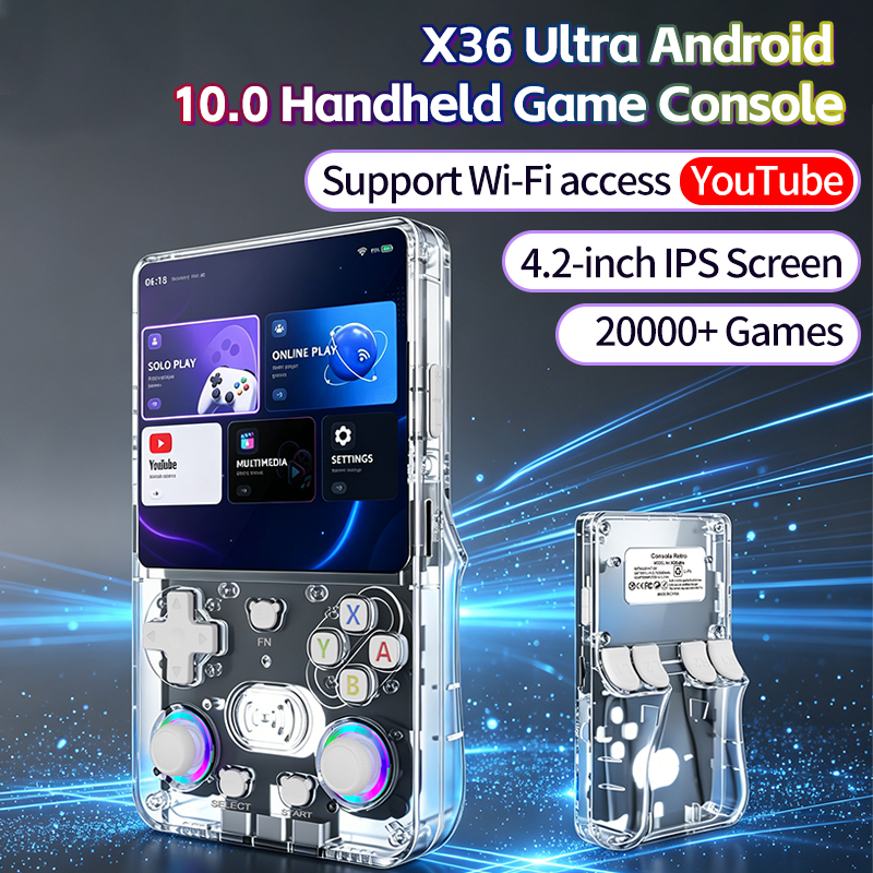 X36Ultra Retro Handheld Consol - Retro Gaming Console Youtube บทวิจารณ์และราคา