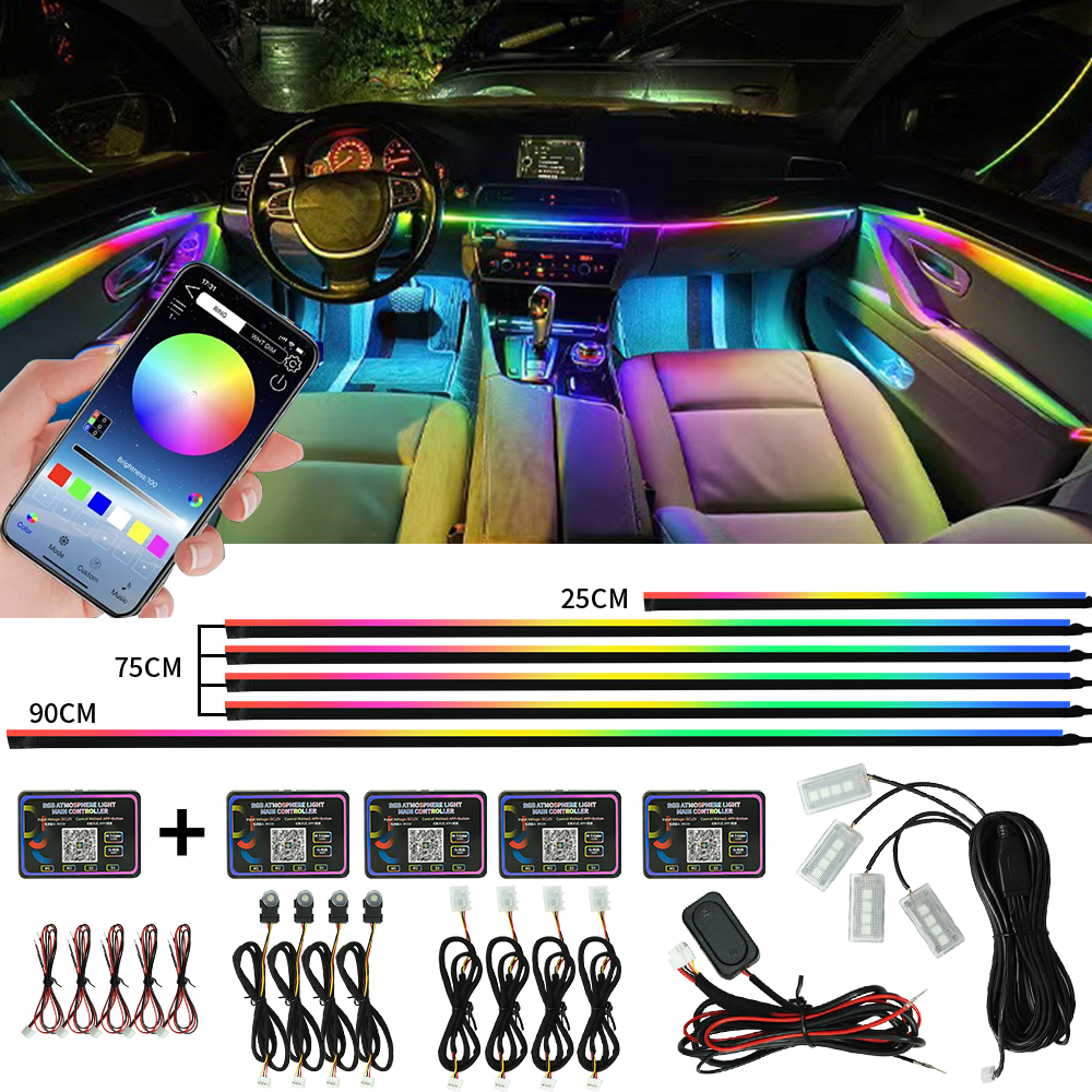 Symphony Car Ambient Lights Ki - Led Gaming Light Strip บทวิจารณ์และราคา