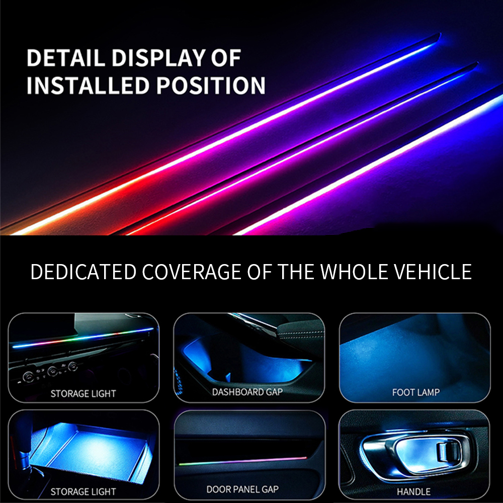 Symphony Car Ambient Lights Ki - Led Gaming Light Strip บทวิจารณ์และราคา