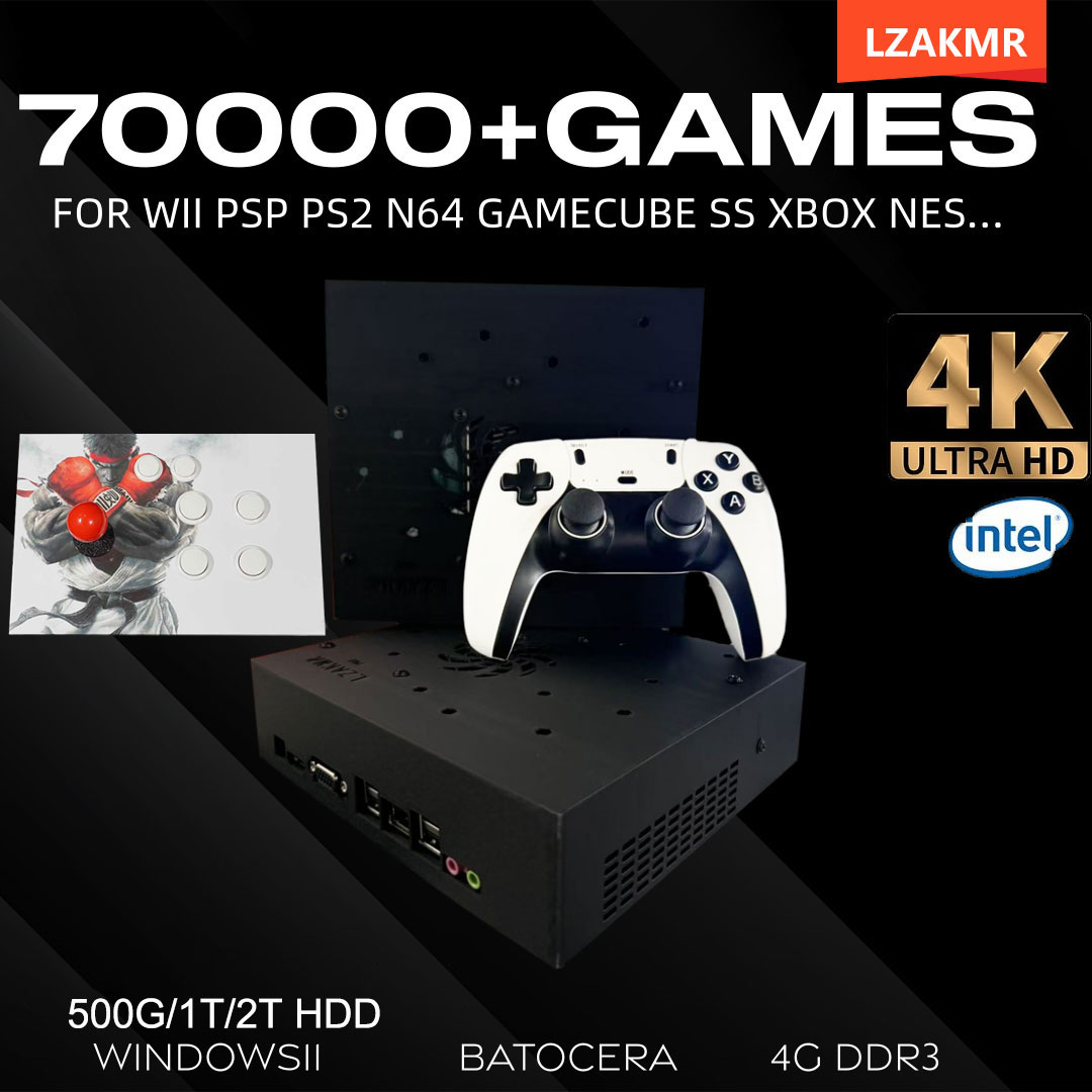 Retro Gaming Console 70000+ Ga - Gaming Console Windows บทวิจารณ์และราคา