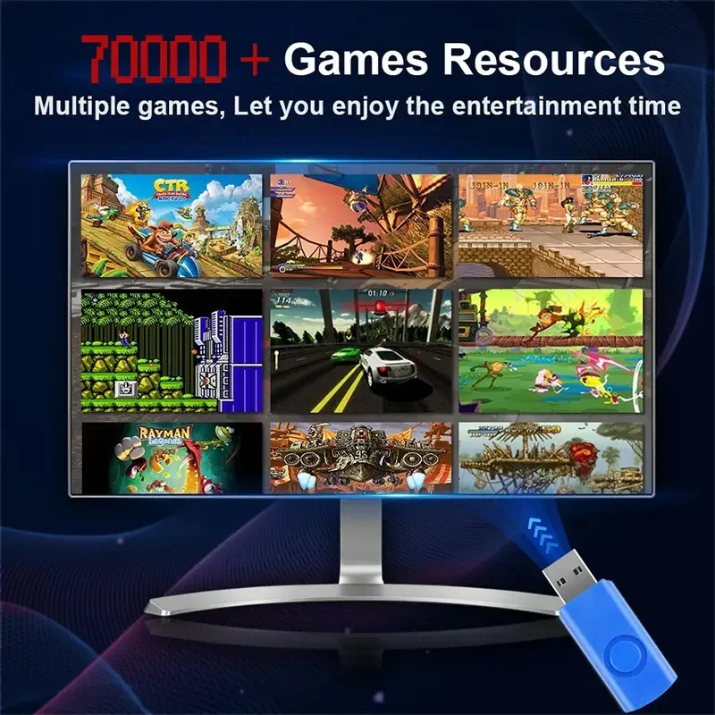 Retro Gaming Console 70000+ Ga - Gaming Console Windows บทวิจารณ์และราคา