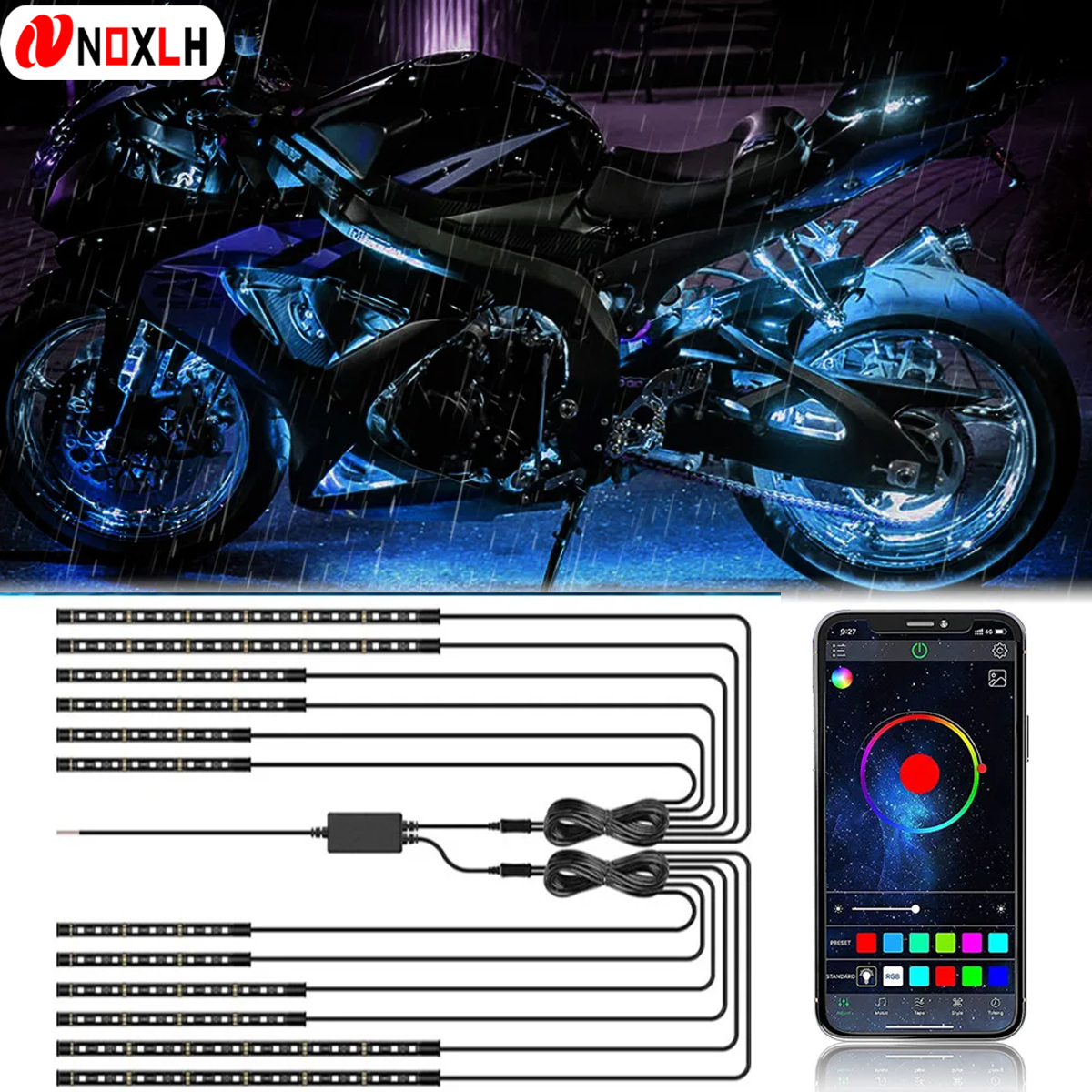 LED Motorcycle Decorative Ambi - Led Gaming Light Strip บทวิจารณ์และราคา