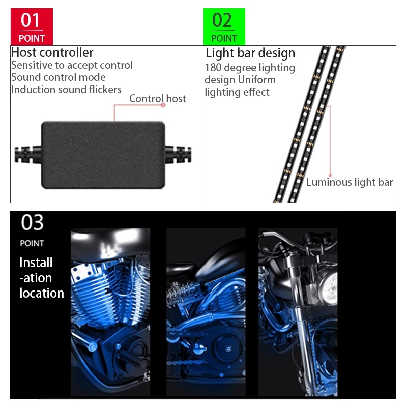 LED Motorcycle Decorative Ambi - Led Gaming Light Strip บทวิจารณ์และราคา
